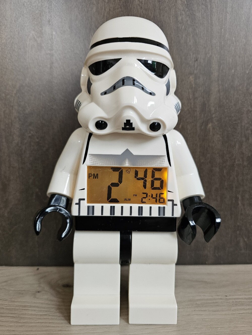 LEGO Star Wars Stormtrooper Minifigure Digital Alarm Clock, 9.5"